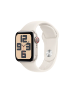 Apple Watch SE 2024 4G 40mm Gold Beige Silicone Band S/M