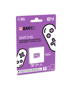 Emtec microSD UHS-I U3 V30 A1/A2 Gaming-64 GB